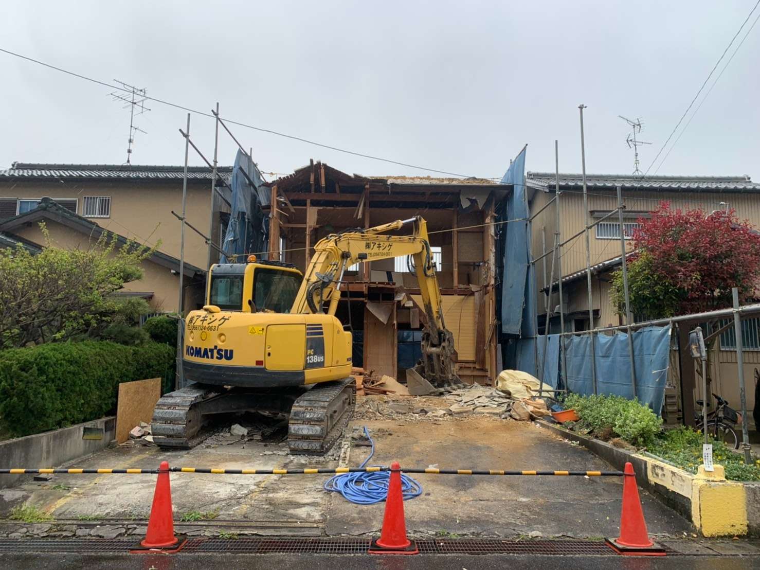 鈴鹿市 木造家屋解体工事